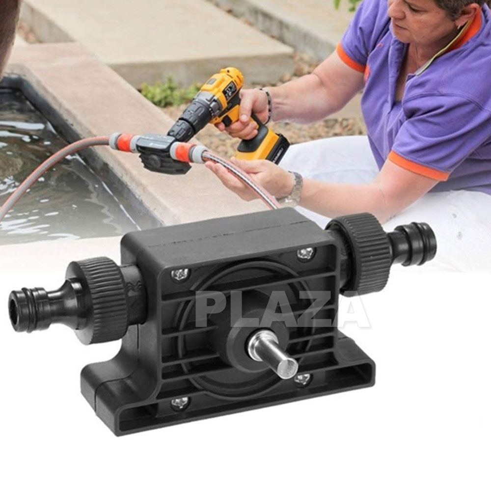 Hand Electric Drill Drive Self Priming Pump Water Oil Fluid Transfer Small Pump eBay