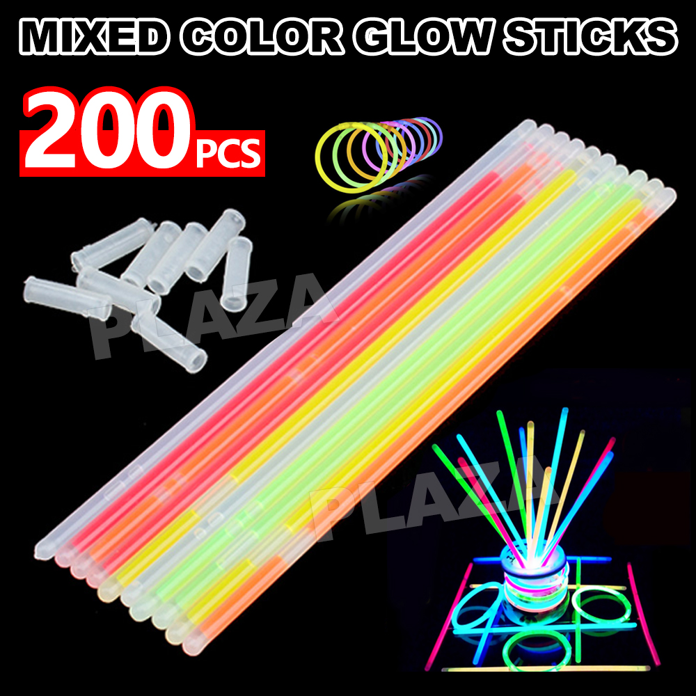75pcs Mixed Color Glow Sticks Bracelets Light Party Multi Color glowsticks 20cm